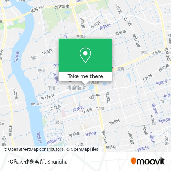 PG私人健身会所 map