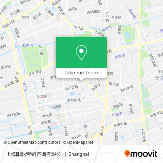 上海阳聪营销咨询有限公司 map