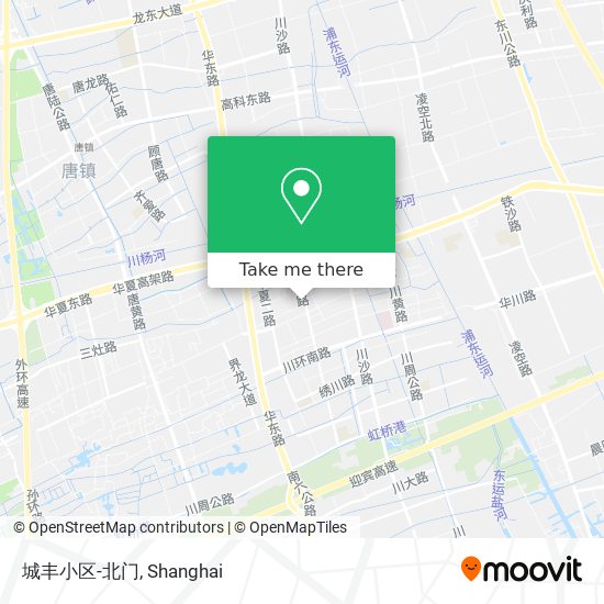 城丰小区-北门 map