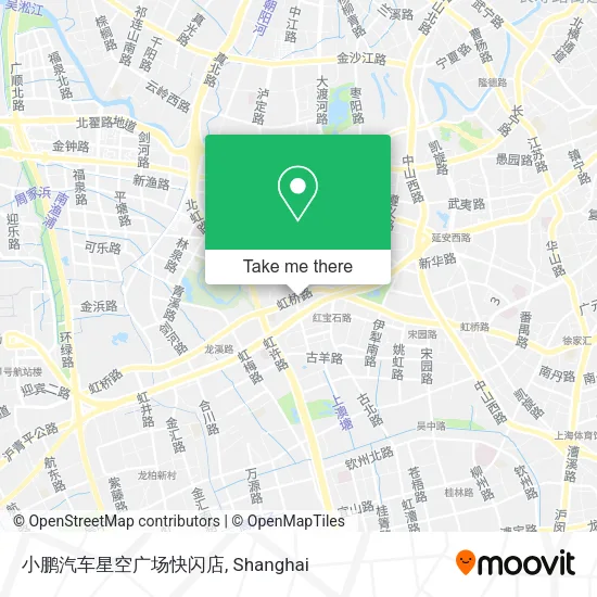 小鹏汽车星空广场快闪店 map