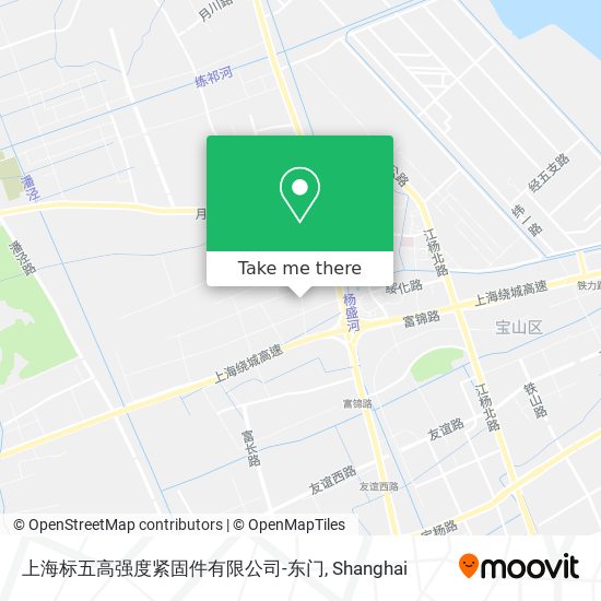 上海标五高强度紧固件有限公司-东门 map