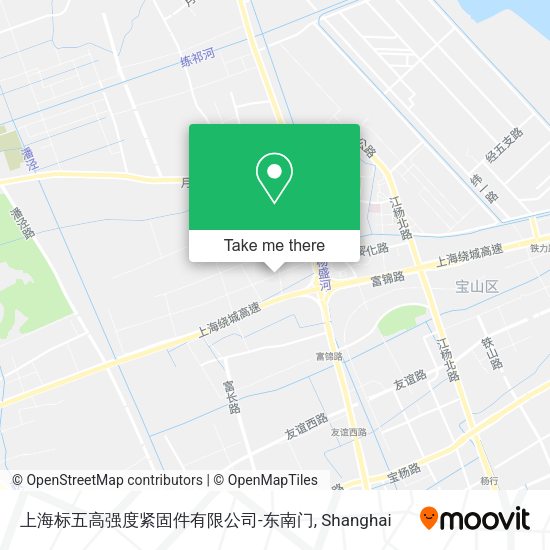上海标五高强度紧固件有限公司-东南门 map