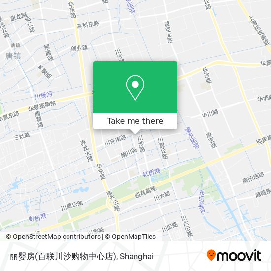 丽婴房(百联川沙购物中心店) map