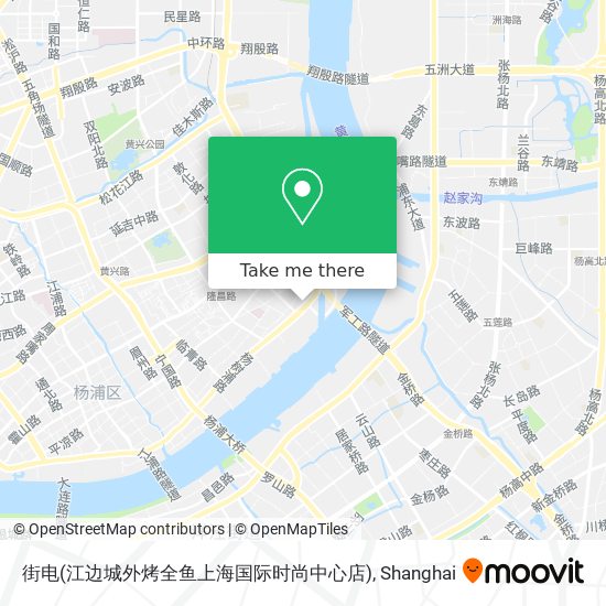 街电(江边城外烤全鱼上海国际时尚中心店) map