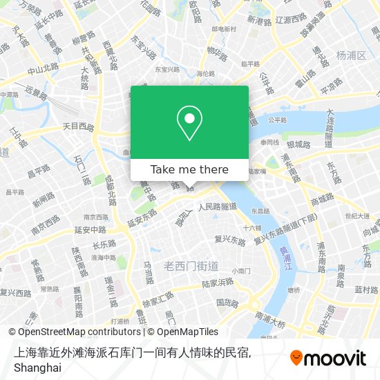 上海靠近外滩海派石库门一间有人情味的民宿 map