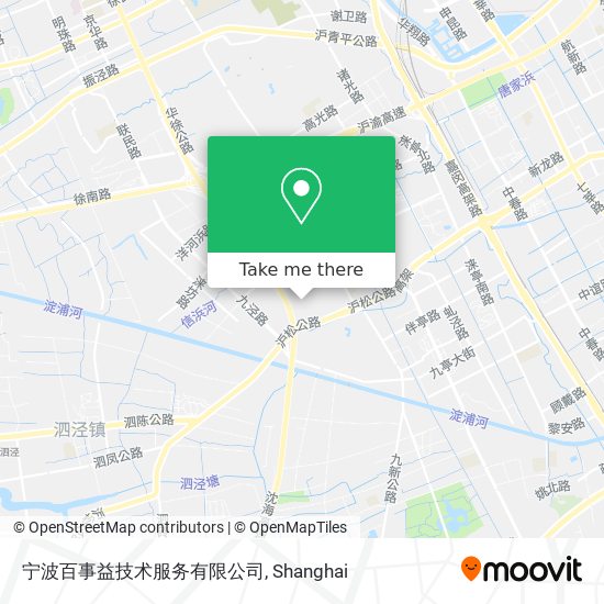宁波百事益技术服务有限公司 map