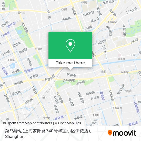 菜鸟驿站(上海罗阳路740号华宝小区伊侬店) map