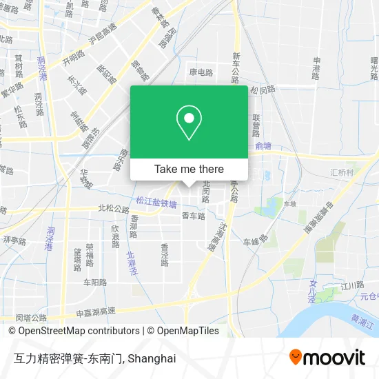 互力精密弹簧-东南门 map