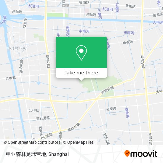 申亚森林足球营地 map