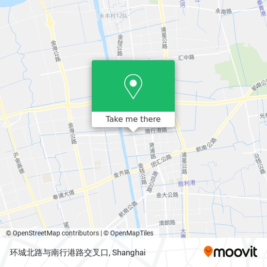 环城北路与南行港路交叉口 map