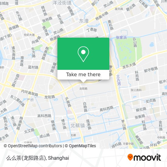 么么茶(龙阳路店) map