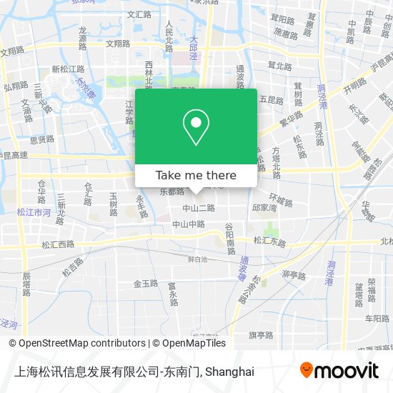 上海松讯信息发展有限公司-东南门 map