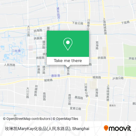 玫琳凯MaryKay化妆品(人民东路店) map