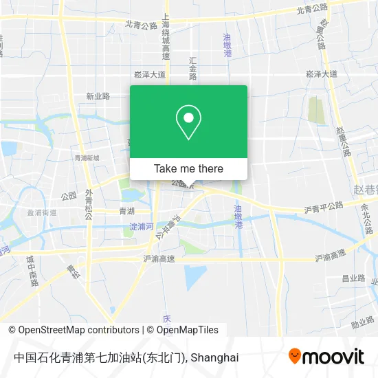 中国石化青浦第七加油站(东北门) map