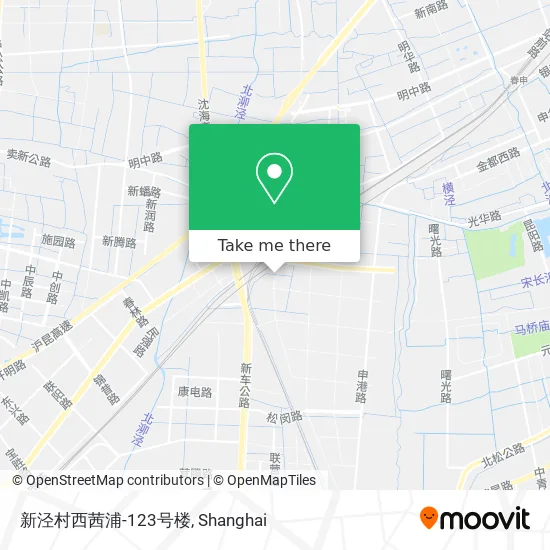 新泾村西茜浦-123号楼 map