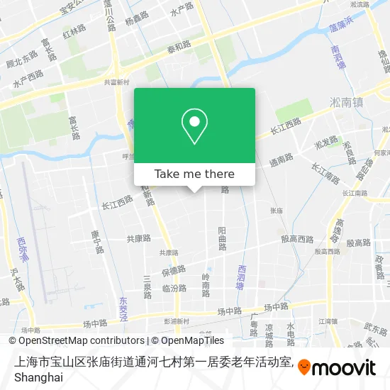 上海市宝山区张庙街道通河七村第一居委老年活动室 map
