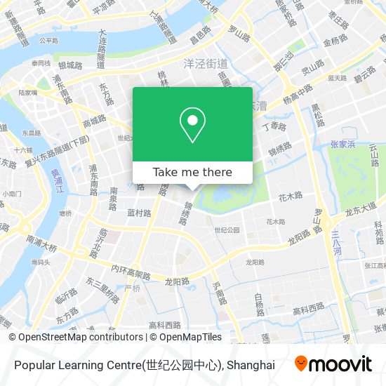 Popular Learning Centre(世纪公园中心) map