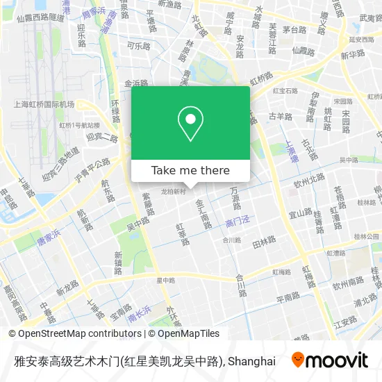 雅安泰高级艺术木门(红星美凯龙吴中路) map