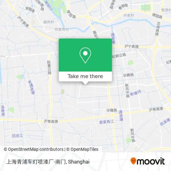 上海青浦车灯喷漆厂-南门 map