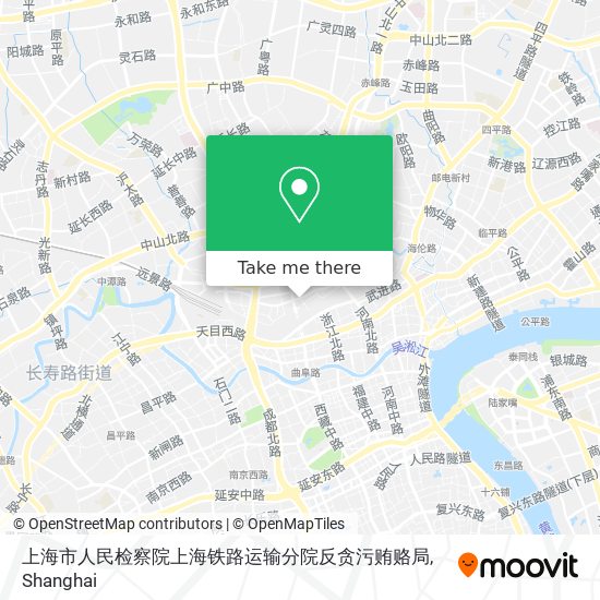 上海市人民检察院上海铁路运输分院反贪污贿赂局 map