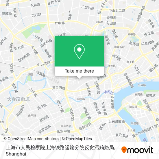 上海市人民检察院上海铁路运输分院反贪污贿赂局 map