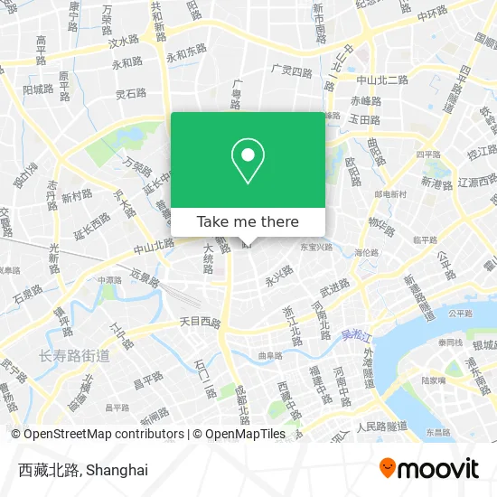 西藏北路 map