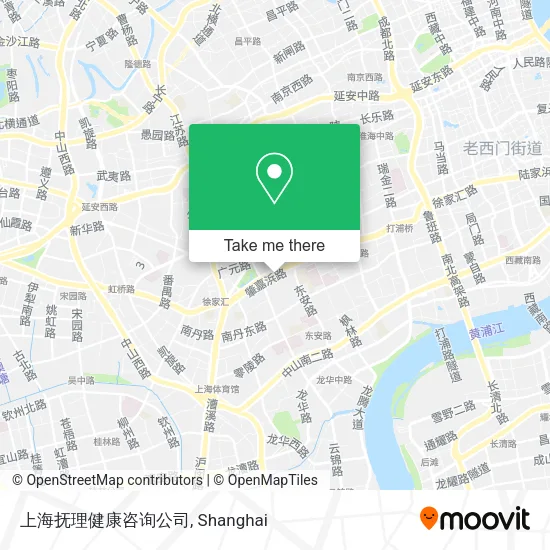 上海抚理健康咨询公司 map