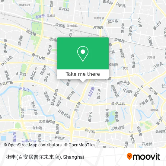 街电(百安居普陀未来店) map