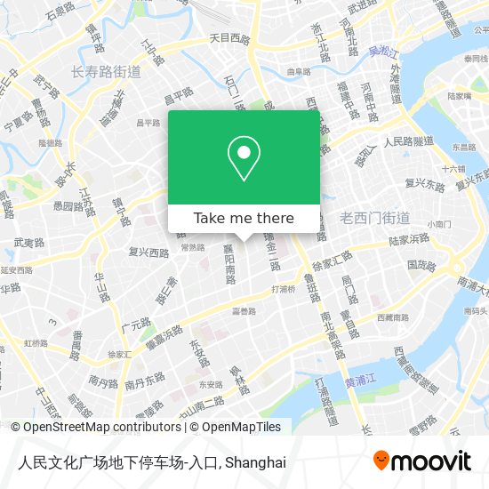 人民文化广场地下停车场-入口 map
