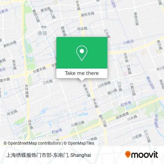 上海绣蝶服饰门市部-东南门 map