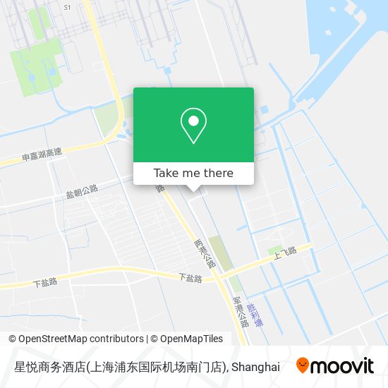 星悦商务酒店(上海浦东国际机场南门店) map