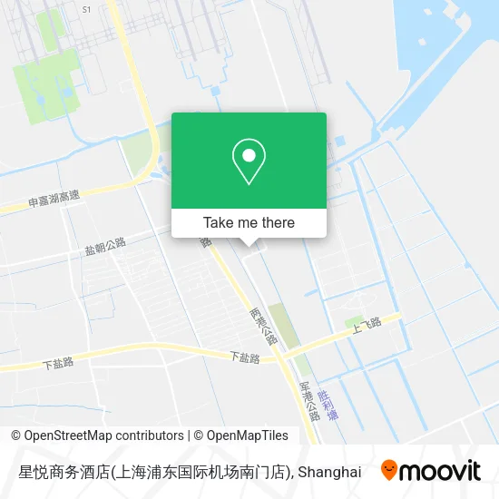 星悦商务酒店(上海浦东国际机场南门店) map