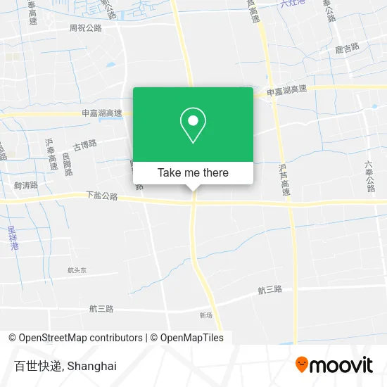 百世快递 map