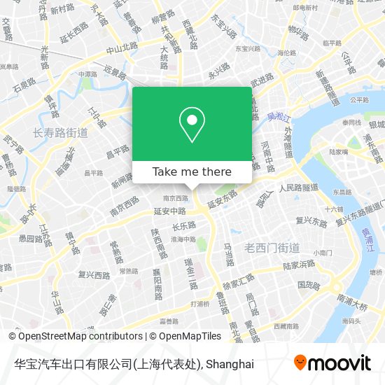 华宝汽车出口有限公司(上海代表处) map