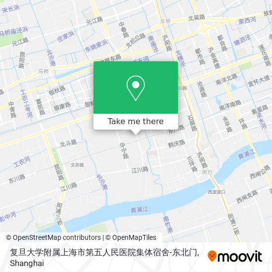 复旦大学附属上海市第五人民医院集体宿舍-东北门 map