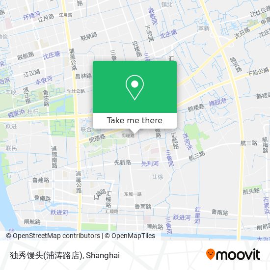独秀馒头(浦涛路店) map