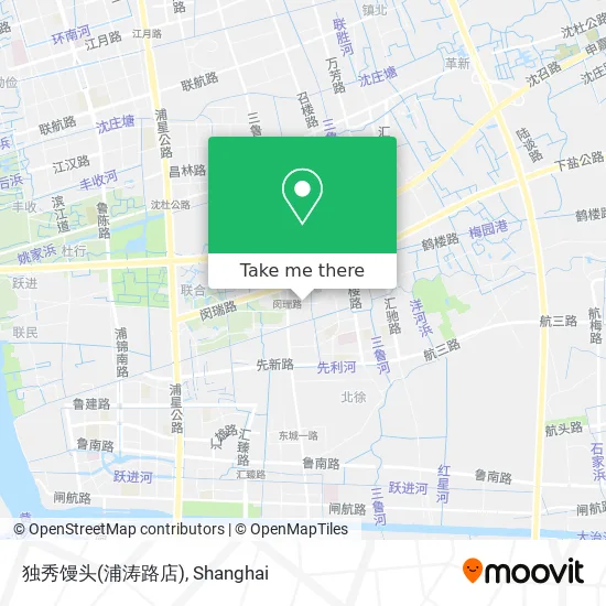 独秀馒头(浦涛路店) map