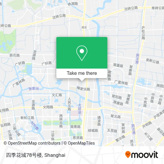 四季花城78号楼 map