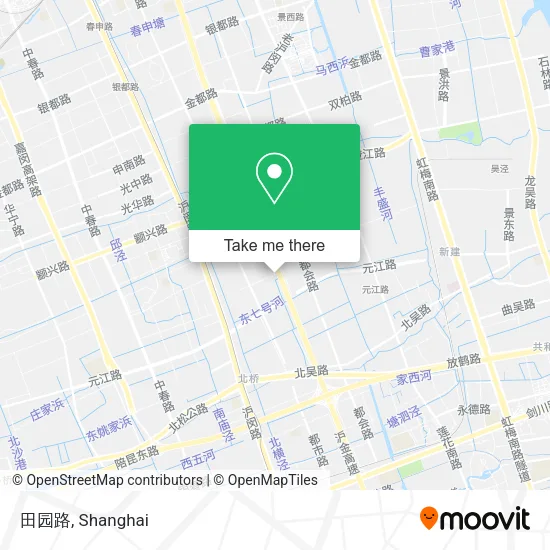 田园路 map