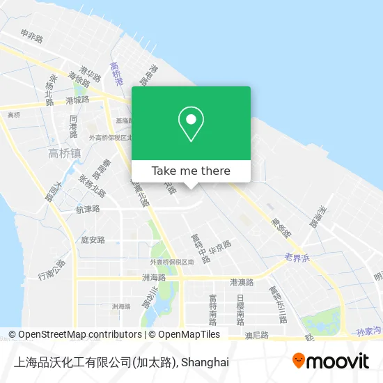 上海品沃化工有限公司(加太路) map