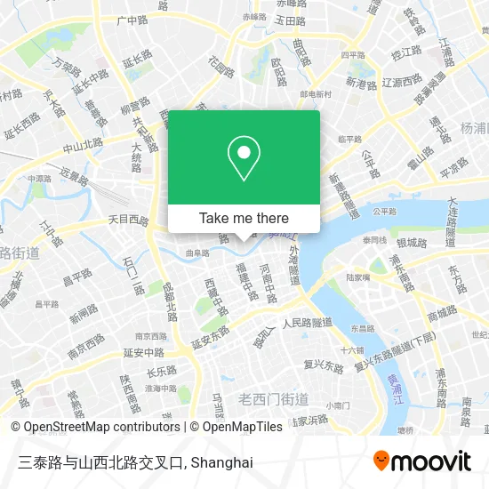 三泰路与山西北路交叉口 map