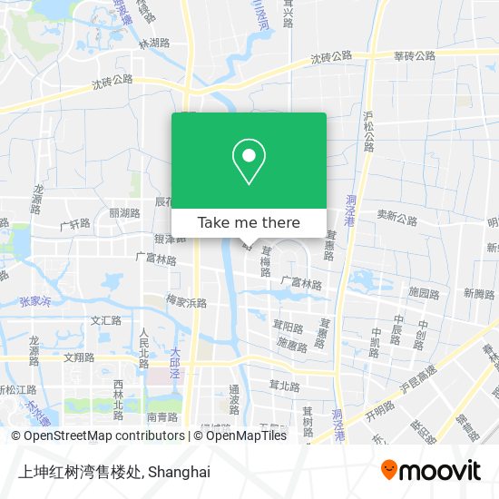 上坤红树湾售楼处 map