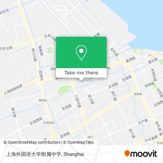 上海外国语大学附属中学 map