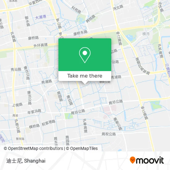 迪士尼 map