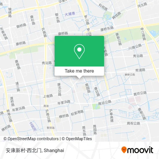 安康新村-西北门 map