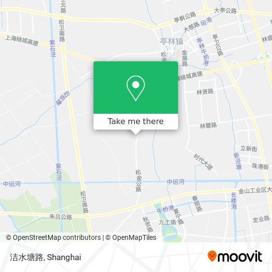 洁水塘路 map