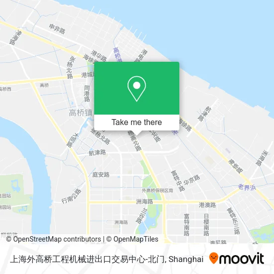 上海外高桥工程机械进出口交易中心-北门 map
