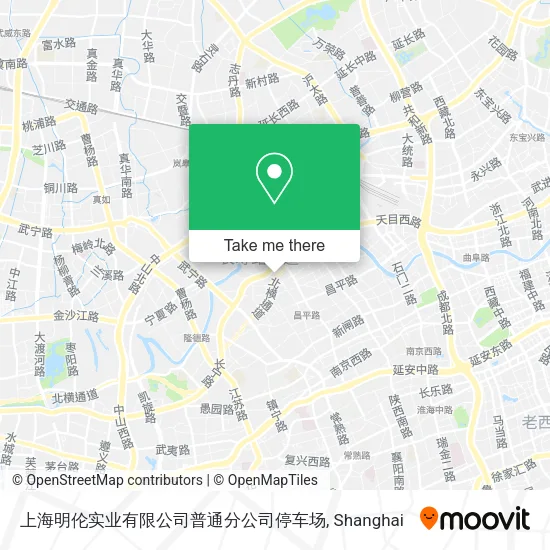 上海明伦实业有限公司普通分公司停车场 map