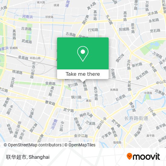 联华超市 map