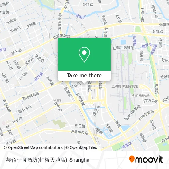 赫佰仕啤酒坊(虹桥天地店) map